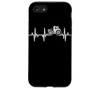Agriculture Tracteur Fréquence Cardiaque Paysan Coque pour iPhone SE (2020) / 7/8