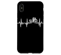 Agriculture Tracteur Fréquence Cardiaque Paysan Coque pour iPhone XS Max