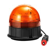 AGRISHOP 12/24V LED Gyrophare Magnetique,Gyrophare led Orange Agricole Tracteur Voiture,19W Orange LED Clignotante Magnétique,39LEDS Ornage d'Urgence Avertissement Amber Strobe pour Chariot Élévateur
