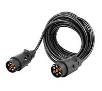 AGRISHOP Rallonge Remorque 7Broches 6m,12V Rallonge Câble Remorque 7Broches Prise Mâle Male pour Caravane Véhicule Voiture RV