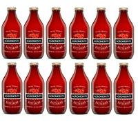 Agromonte Salsa Pronta di Pomodoro Datterino Lot de 12 bouteilles en verre de 330 g