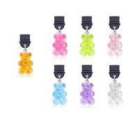 Agromusk Lot de 7 breloques anti-poussière pour Kindle Paperwhite 2021 - Motif chat et étoile - Compatible avec Kindle Paperwhite 2021 - Type C/USB C - Accessoires pour iPhone, on, Acrylique, Pas de