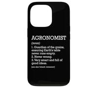 Agronomiste Définition du Travail Agronomie drôle personnalisée Coque pour iPhone 13 Pro