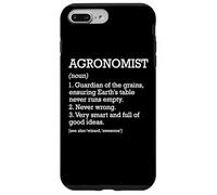 Agronomiste Définition du Travail Agronomie drôle personnalisée Coque pour iPhone 7 Plus/8 Plus