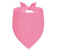 Agroon Lot de 2 bandanas vierges roses en coton solide à faire soi-même, bavoirs triangulaires réversibles durables pour chiot, animal de compagnie, idée cadeau d'anniversaire ou de fête personnalisée