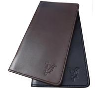 AGS Porte-permis pour fusil de chasse - Porte-permis double - En cuir - Marron