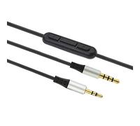 AGS Retail Ltd CompatibleCâble audio de remplacement pour les écouteurs AKG - 1,2 m, câble d'écouteur avec télécommande, micro, prise 3,5 mm/2,5 mm |Accessoires audio et vidéo