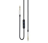 AGS Retail Ltd Remplacement du câble Audio Compatible pour Les Casques Skullcandy Hesh 2/3-1,5m, Noir, câble de Casque avec Microphone et télécommande | Accessoires Audio