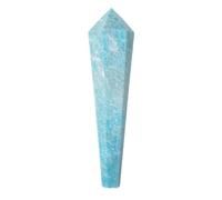 AGSHYWFT Décor de Cristal de guérison de Sceptre d'amazonite Bleue Naturelle