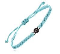 agsu Bracelet photo • Bracelet de couple • Bracelet de projection • Bracelet petit ami • Bracelet pour lui • Bracelet commémoratif • Cadeau pour lui (Bleu, 1 pièce)