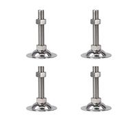 AGSYDDGC Pieds de nivellement M8/M10 et Base Dia 38mm, 4 pièces, coupelles Pieds Meubles réglables, adaptées
