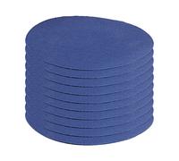 AGT 10 patchs thermocollants en coton - coloris bleu