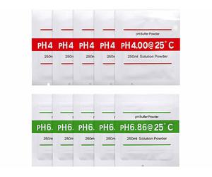 AGT 10 solutions de calibrage pour pH-mètre pH 4,00 / pH 6,86