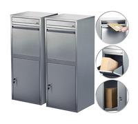 AGT 2 boîtes aux lettres sur pied avec dispositif anti-retour