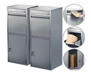 AGT 2 boîtes aux lettres sur pied avec dispositif anti-retour