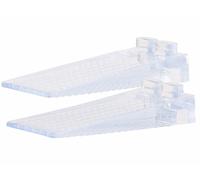 AGT 2 cale-portes transparents empilables - 8,7 cm