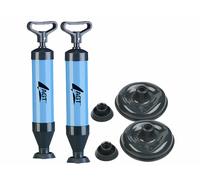 AGT 2 déboucheurs de canalisation à ventouse avec 2 accessoires