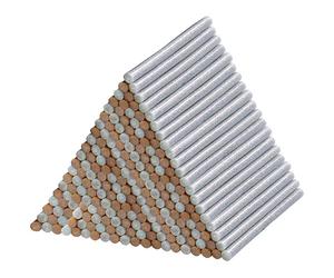 AGT 200 bâtonnets de colle Ø11mm pour pistolet à colle - or et argent à pailettes