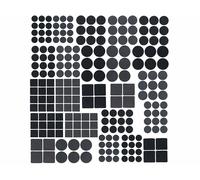 AGT 220 patins autocollants pour meubles - Noir