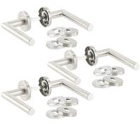 AGT 3 poignées de porte et rosaces modernes en acier inoxydable