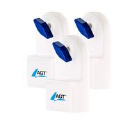 AGT : 3 purgeurs d'air manuels pour radiateur avec récipient 80 ml G