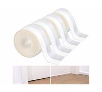 AGT 4 bandes d'étanchéité pour bas de porte en silicone 5 m