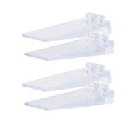AGT : 4 cale-portes transparents empilables - 8,7 cm G