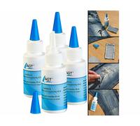 AGT 4 colles textiles 60 ml à séchage rapide et résistantes à la chaleur