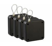 AGT 4 ferme-portes automatiques avec cordon coulissant - coloris noir