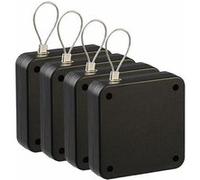 AGT : 4 ferme-portes automatiques avec cordon coulissant - coloris noir Noir G