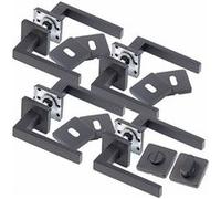 : 4 garnitures de porte, dont 1 pour WC/salle de bains