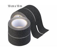 AGT 4 rubans adhésifs antidérapants noirs 10 cm x 10 m