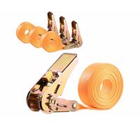 AGT 4 sangles d'arrimage à cliquet jusqu’à 800 kg - 4 m