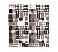 AGT 440 patins autocollants pour meubles - Brun