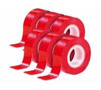 AGT 6 bandes adhésives double-face "Power Zip" - 19 mm x 1,5 m