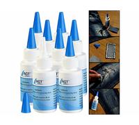 AGT 8 colles textiles 60 ml à séchage rapide et résistantes à la chaleur