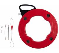 AGT Aiguille tire-fil de 60 m avec spirale d’insertion en fil acier 3 x1,3 mm