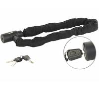 AGT Antivol à chaîne renforcée 10 mm pour moto/vélo - 95 cm