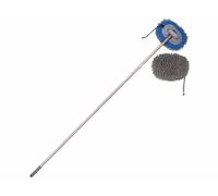 AGT Brosse et gant de lavage auto réglable jusqu'à 160 cm