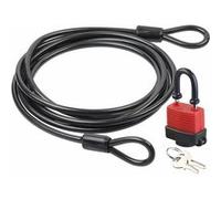 Câble en acier gainé 5 m avec cadenas [AGT]