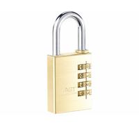 AGT Cadenas à code 4 chiffres en laiton - 38 mm