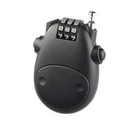 AGT Cadenas à code numérique avec câble rétractable en métal 80 cm