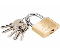 AGT Cadenas à clé en laiton 43 mm