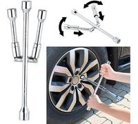 AGT e roue en croix pliable pour écrous 17/19/21/23 mm