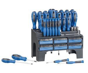 AGT Coffret de vissage 101 pièces avec tournevis et embouts
