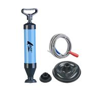 AGT Déboucheur de canalisation à ventouse avec 2 accessoires et furet 5 m