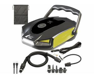 AGT Gonfleur sur batterie et allume-cigare 12 V pour stand up paddle