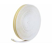 AGT Joint d'isolation adhésif pour portes et fenêtres 2 x 8 m - coloris blanc