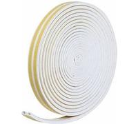 AGT : Joint d'isolation adhésif pour portes et fenêtres 2 x 8 m - coloris blanc Blanc G