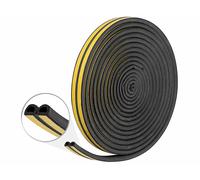 AGT Joint d'isolation adhésif pour portes et fenêtres 2 x 8 m - coloris noir